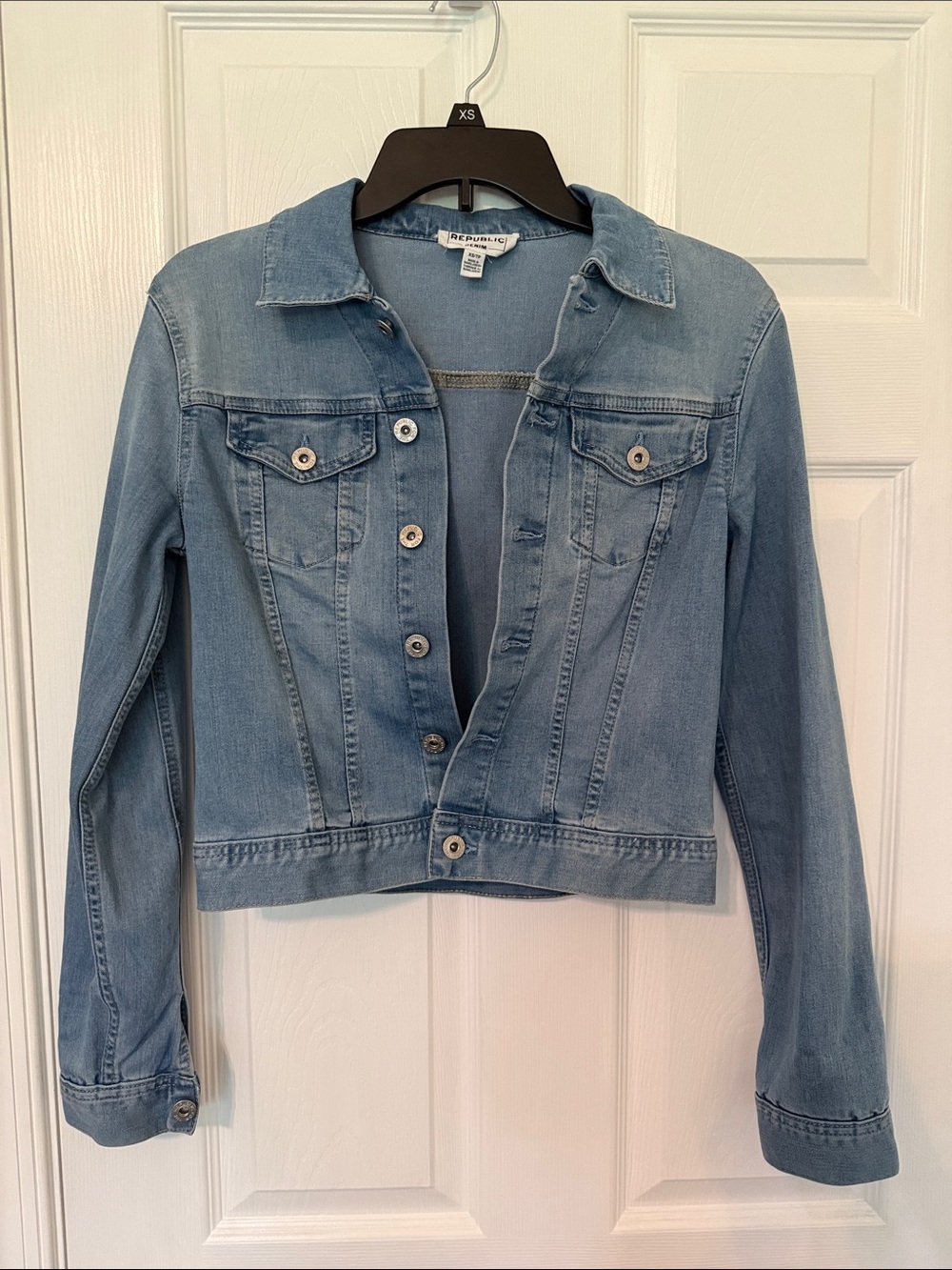 For the Republic Denim Light Wash Denim Jacket - Women's
